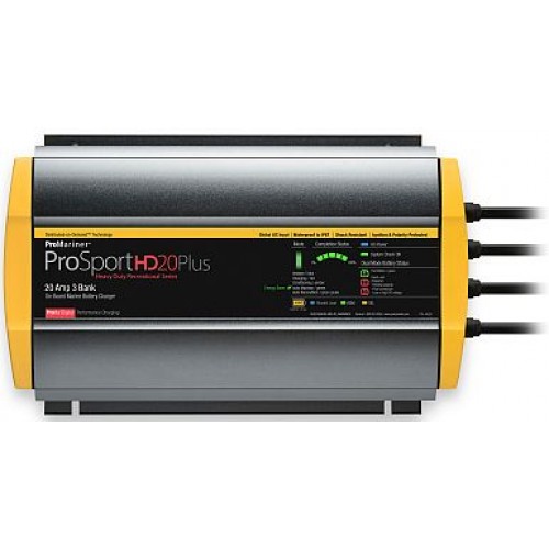 ProMariner ProSport HD 20 Plus On-Board Battery Charger - Three Battery  Bank - 1 x 36V or 3 x 12V or 1 x 24V plus 1 x 12V - Max 20 Amps - 100%  Waterproof - 114595 -114596 (SUR 43029)