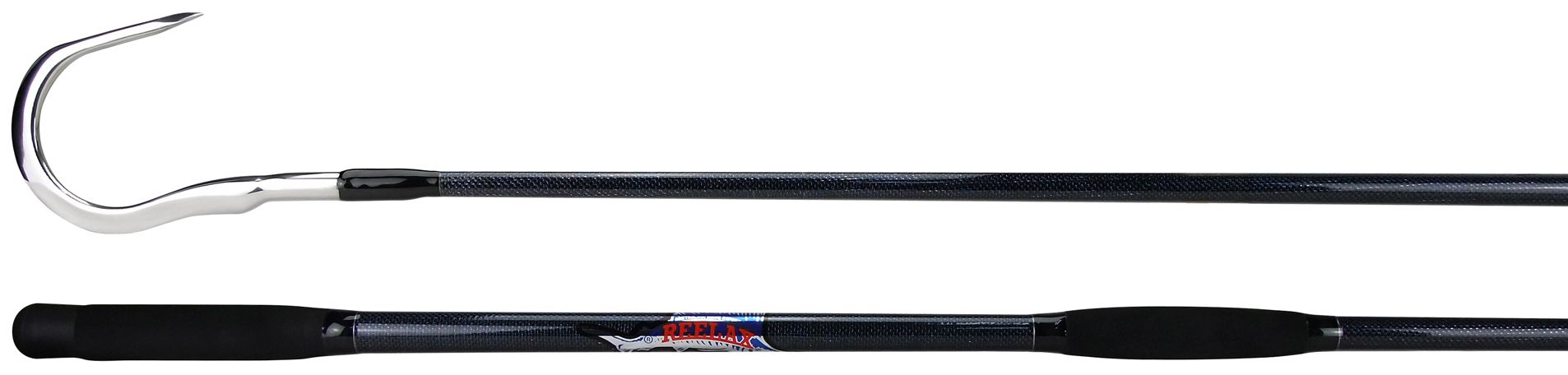 Reelax Fishing Gaff - 4ft (1.2m) with 4 Inch Head - Grander Blue Series 3K  Carbon Gaff (RX99110)
